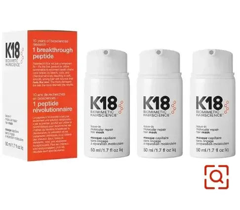 Original K18 Leave-In Molecular Repair Hair Mask Damage Restore Soft hair Deep Repair Keratin Scalp Treatment Hair Care 50ml